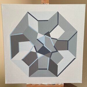 Large Diamond Abstract